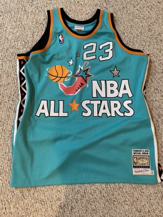 Authentic Mitchell & Ness Michael Jordan 1996 All Star Jersey Size 52 Xxl 2xl