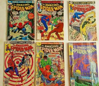 6 Vintage Marvel Comics 1970 