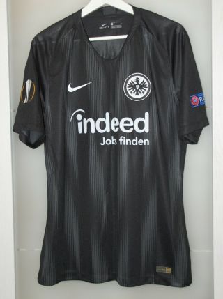 Match Worn Shirt Eintracht Frankfurt Germany Europa League Real Madrid Serbia