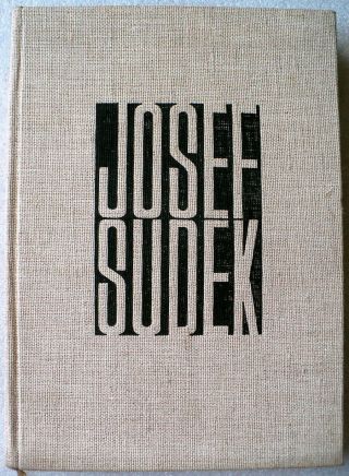 For Josef Sudek - Book " Fotografie " Without Dust Jacket