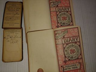 1898 1902 And 1905 Handwritten Journals Diaries Of Young Mother About Her Child
