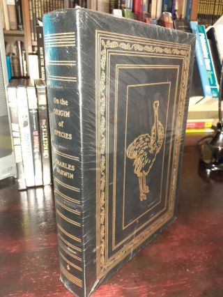 New/sealed The Easton Press On The Origin Of Species By Charles Darwin