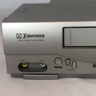 VTG Emerson EWV404 19 Micron DA 4 Head VCR VHS Player -.  No Remote 2