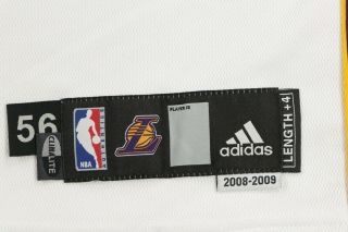 Adidas Nba Los Angeles Lakers Christmas Game Issued Kobe Bryant 24 Jersey 08/09