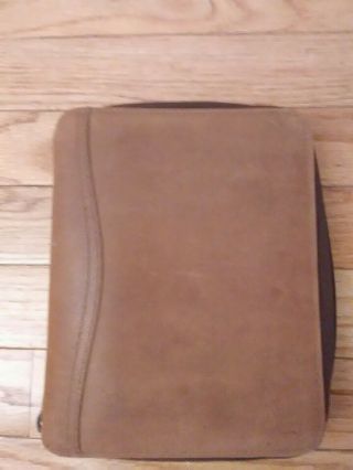 Vintage Franklin Covey 1996 Spacemaker Leather Compact Binder