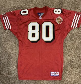 Rare Vintage Reebok Pro Line Nfl San Francisco 49ers Jerry Rice Football Jersey