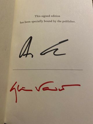 Gloria Vanderbilt & Anderson Cooper Signed Memoir - Full Signature - 1st Ed/pr
