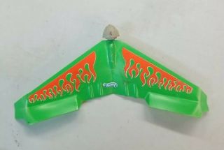 1) Vintage Mattel Hot Wheels Redline Sky Show Green Plane Airplane Jet
