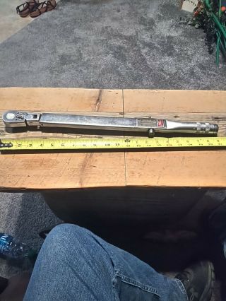 Vintage Snap - On Tor - 200 Torque Wrench 1/2 " Drive.  (estate)