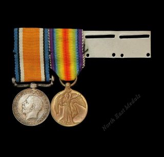 Vintage Ww1 Miniature Medal Pair