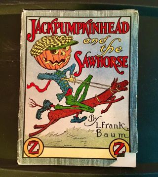 Vintage Jello Halloween Booklet/ L.  Frank Baum Jackpumkinhead And The Sawhorse