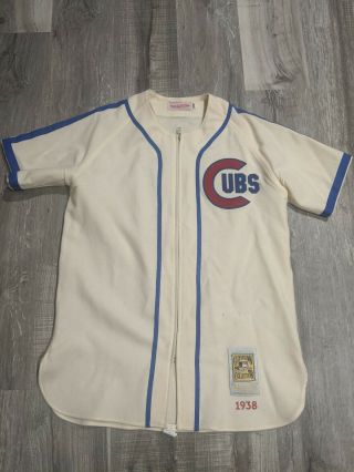 Authentic Mitchell And Ness 1938 Cubs Jersey Size 44