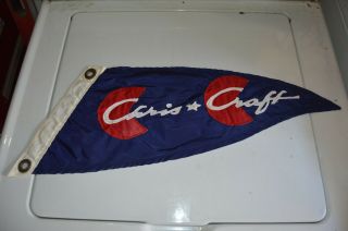Vintage Classic Post War Chris Craft Flag Burgee Pennant