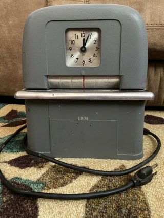 Ibm 2500 - 5 Vintage Antique Time Punch Clock,  - -