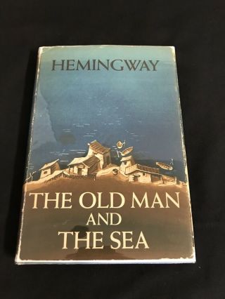 Ernest Hemingway Old Man And The Sea In Dust Jacket