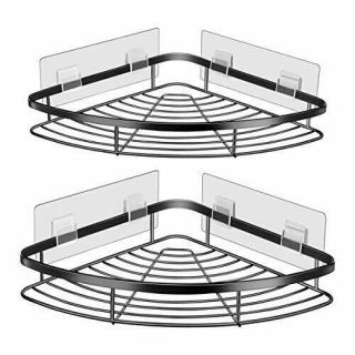 2 - Pack Corner Shower Caddy,  Stainless Steel,  Wall Mounted Bathroom Shelf With