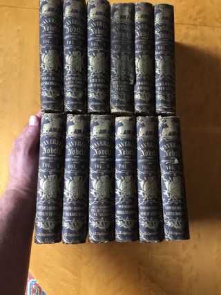 Waverley Novels - Sir Walter Scott Abbottsford Edition 1864,  1865 Set Of 12/12