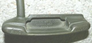 Ping Anser Golf Manganese Bronze Putter Karsten Vintage 35.  5 " Right