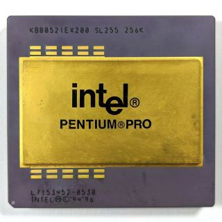 Intel Pentium Pro Kb80521ex200 Sl255 Vintage Ceramic Cpu Processor