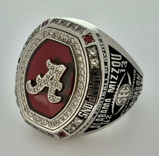 Massive 2014 Alabama Crimson Tide SEC Football Champions NCAA Championship Ring 3