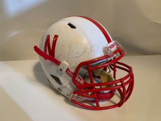 Nebraska Cornhuskers Ncaa Riddle Authentic Game Worn Football Helmet