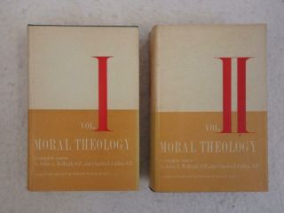 McHugh & Callan MORAL THEOLOGY A Complete Course 1958 Joseph F.  Wagner,  NY 3