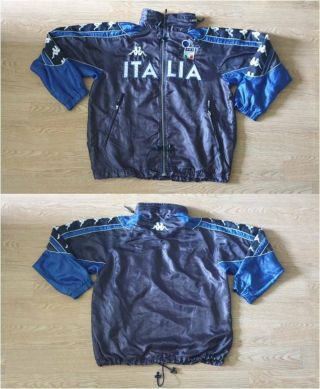 (m) Italy Italia Training Tracksuit Jacket Shirt Jersey Maglia Camiseta