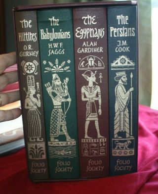 The Folio Society " Empires Of Ancient Near East " 4 Vol.  Set In Slipcover 2003