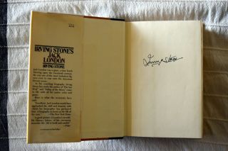 Irving Stone ' s Jack London: His Life - Sailor on Horseback 1st/1st Signed HC/DJ 3