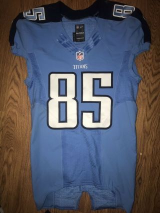 2014 Nike Tennessee Titans Nate Washington Game Team Issued Football Jersey