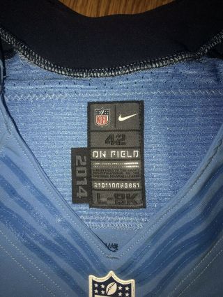 2014 Nike Tennessee Titans Nate Washington Game Team Issued Football Jersey 3
