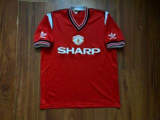 Manchester United Football Shirt 1984 - 1986 Jersey Size M