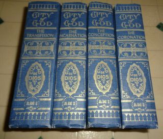 The Mystical City Of God - Fiscar Marison Mary Of Agreda - 4x Volume Set 1971