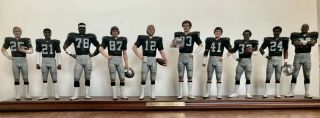 Rare Danbury Nfl Oakland Raiders 1976 Superbowl Team Set.  Vhtf