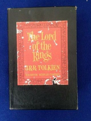 J.  R.  R.  Tolkien Lord Of The Ring Trilogy 1966 With Dust Jackets