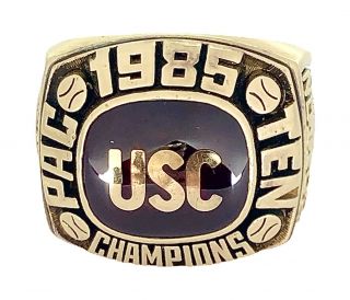 Nfl / All - American Player Usc Trojans Championship Basketball Champions Ring