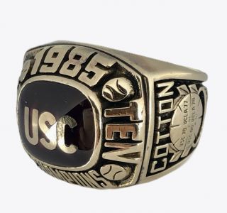 NFL / ALL - AMERICAN Player USC Trojans Championship Basketball Champions Ring 3