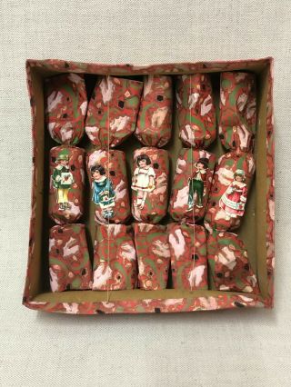 Vintage Christmas Crackers Late 19th Early 20th Century Christmas Crackers Boxed