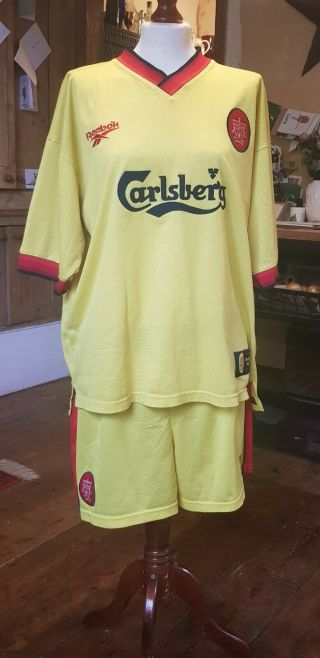 Liverpool Fc Vintage Shirt & Shorts 1997/1998 Away
