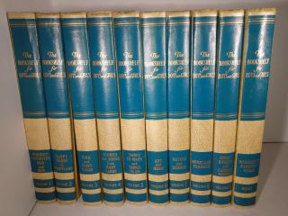 1963 Complete Set The Bookshelf For Boys And Girls Volumes 1 - 9,  Parents Guide