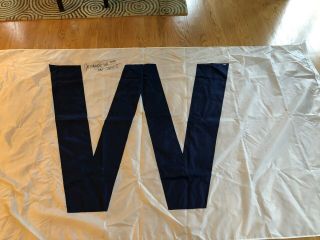 Chicago Cubs Wrigley Field Mlb Authentic W Flag