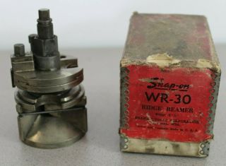 Vintage Snap - On Tool Wr - 30 Cylinder Ridge Reamer With Box Usa