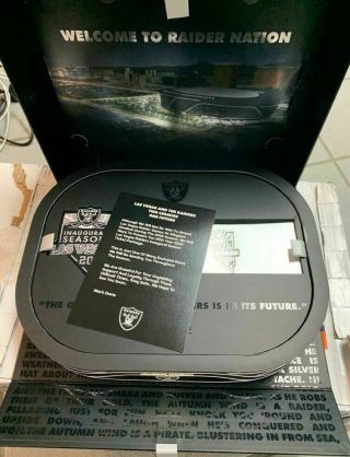 Las Vegas Oakland Raiders 2020 Sth Stadium Gift Box With Season Ticket Stubs