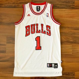 Adidas Nba Chicago Bulls Derrick Rose Swingman Basketball Jersey Mens Sz Small S