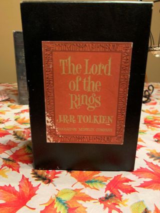 Tolkien Lord Of The Rings Trilogy 1965 2nd Edition Hardcover With Maps 5,  5,  6