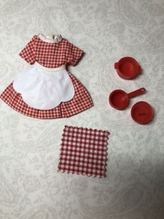 8” Vintage American Character Betsy Mccall 1960’s Little Cook Dress Outfit 7