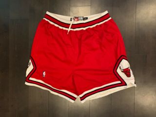 Chicago Bulls Nba Authentic Game Shorts Nike Dennis Rodman Nba Finals Jordan