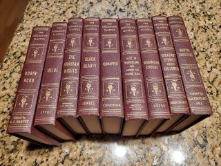 Set Of 9 Vintage Hardcover Books “the Children’s Classics” From The 1920’s