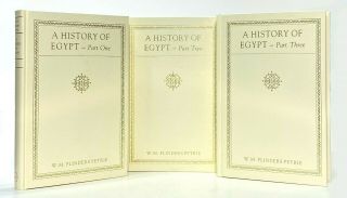 A History Of Egypt: Volume 1 - 3 By W.  M.  Flinders Petrie,  1991 Hardcover Set