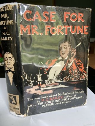 1932 Case For Mr.  Fortune By H.  C.  Bailey